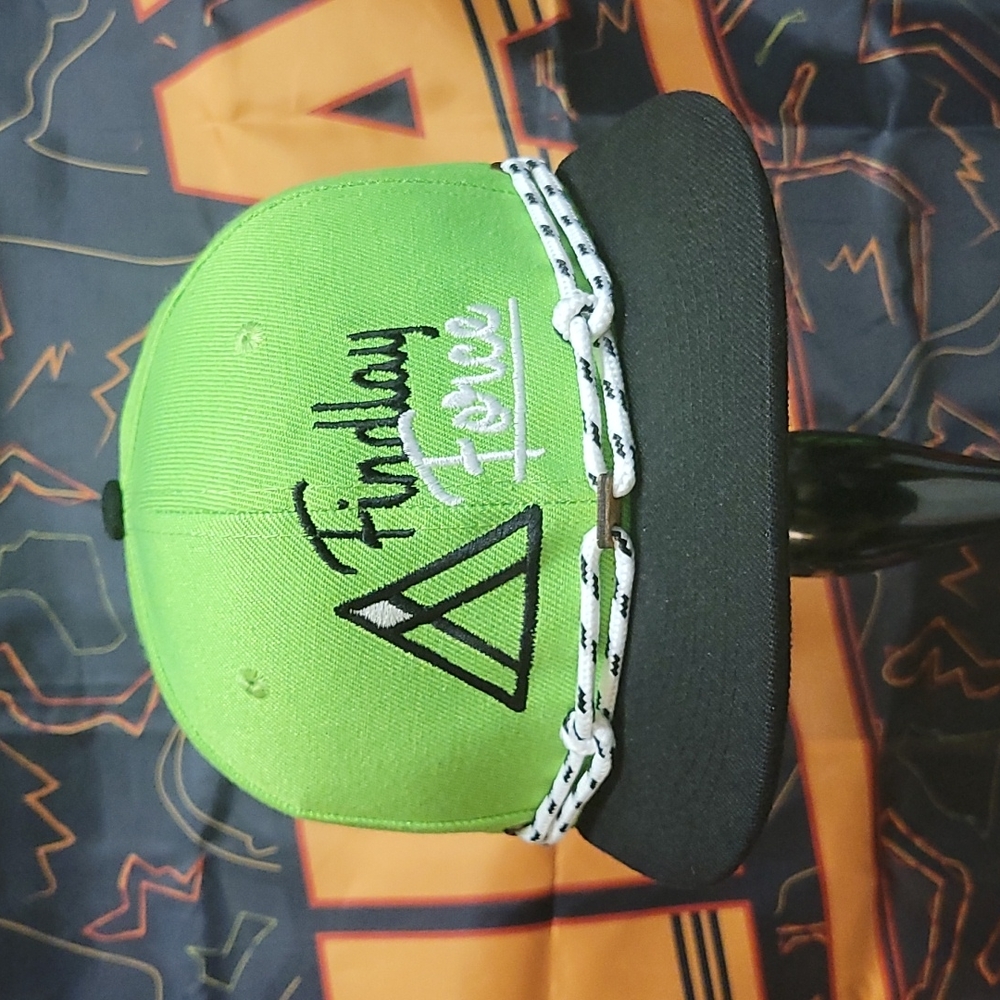 Findlay Hats Snapback Force Classic Lime Green Black White Crown